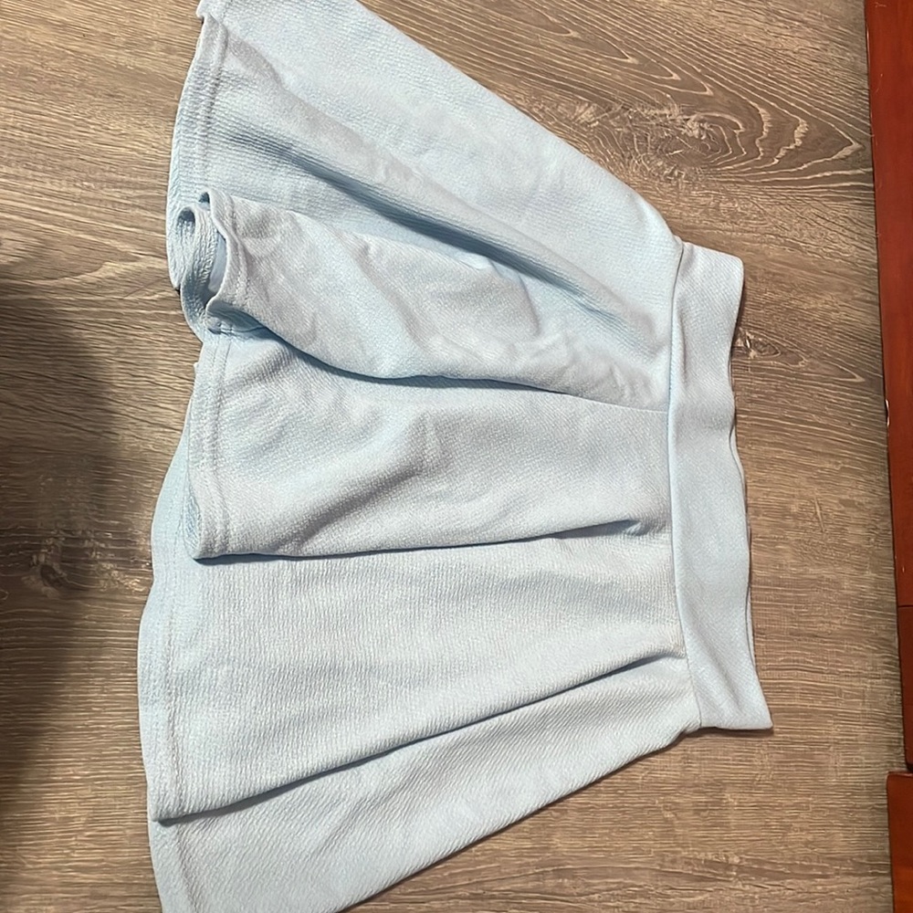 Light blue skirt